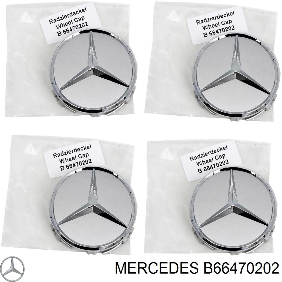 Kołpak do obręczy koła B66470202 Mercedes