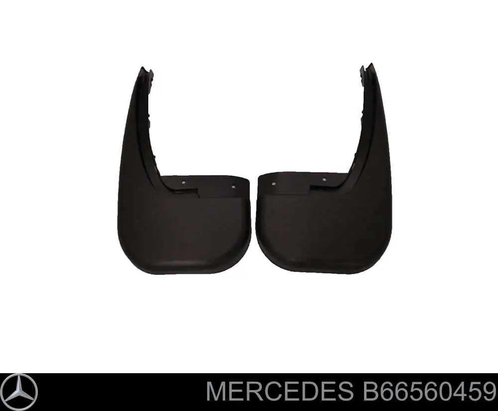 B66560459 Mercedes Chlapacze tylne, komplet