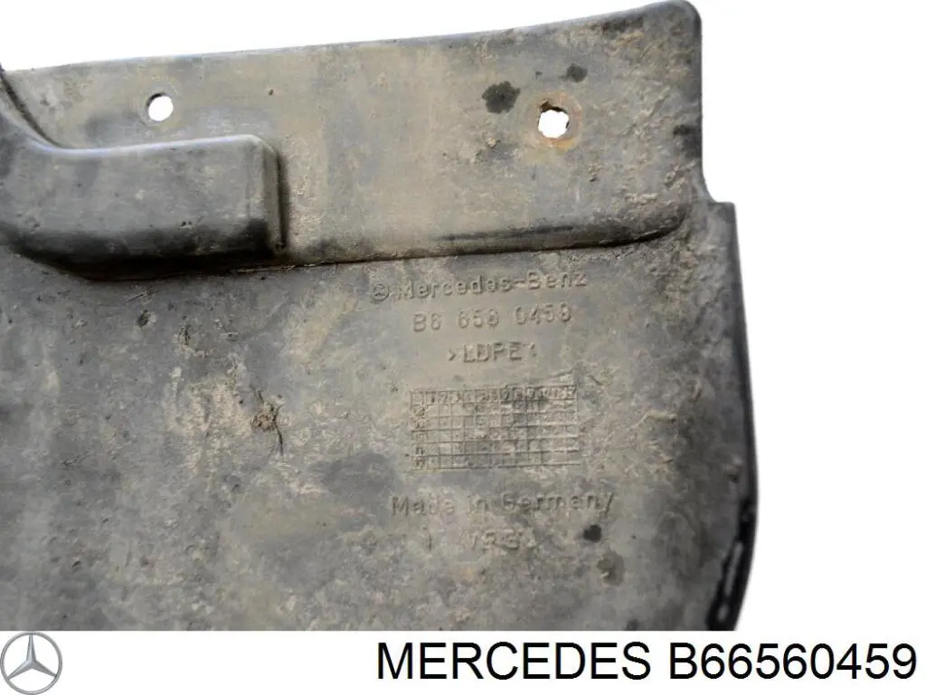 Do koszyka B66560459 Mercedes Chlapacze tylne, komplet