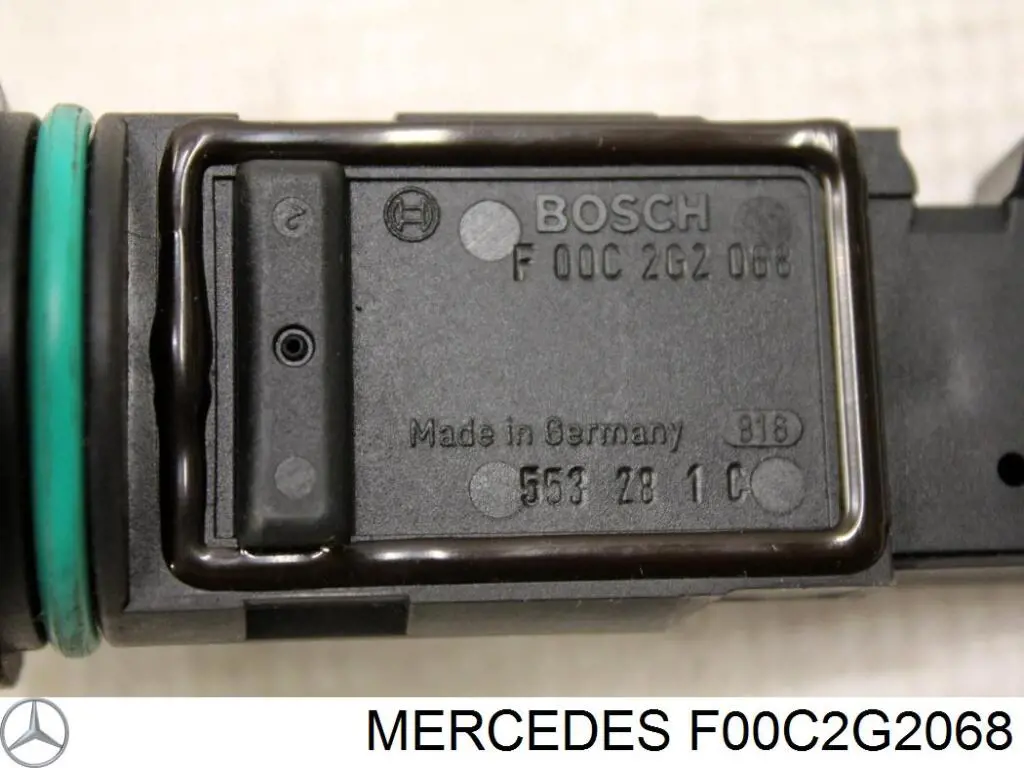 Do koszyka F00C2G2068 Mercedes Czujnik przepływu powietrza, przepływomierz powietrza M.A.F.
