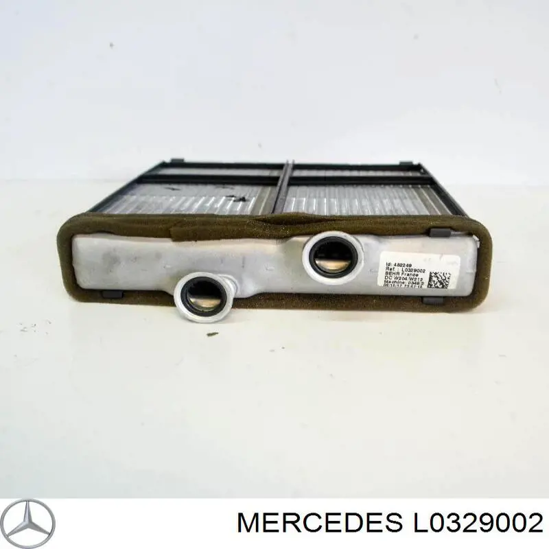 Do koszyka L0329002 Mercedes Chłodnica nagrzewnicy (ogrzewacza)