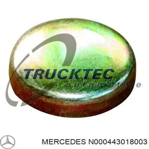 N000443018003 Mercedes Zaślepka głowicy cylindrów/bloku cylindrów