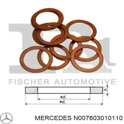 Do koszyka 0010260960 Fiat/Alfa/Lancia Uszczelka przewodu dopływu oleju do turbiny