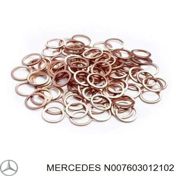 Do koszyka N007603012102 Mercedes Uszczelka korka miski olejowej