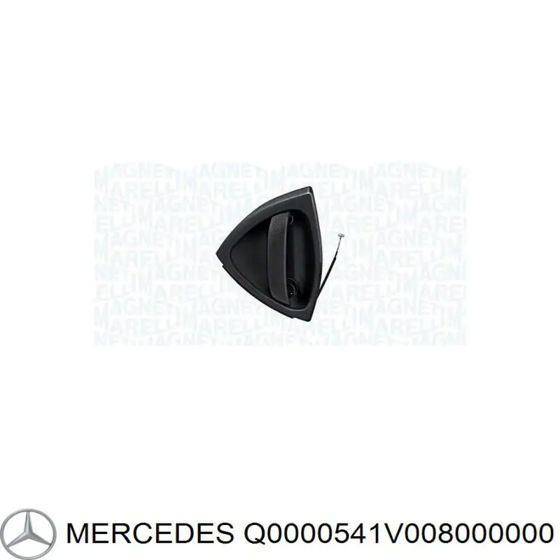Q0000541V008000000 Mercedes Klamka drzwi przednich zewnętrzna prawa