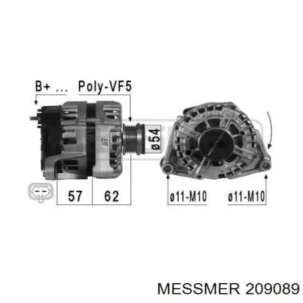 Alternator General Motors 13597227 cena, od 125,99 USD