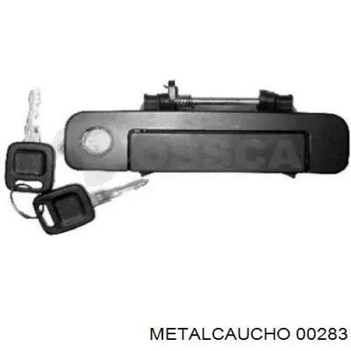 Do koszyka 00283 Metalcaucho Osłona przegubu homokinetycznego półosi przedniej wewnętrzna