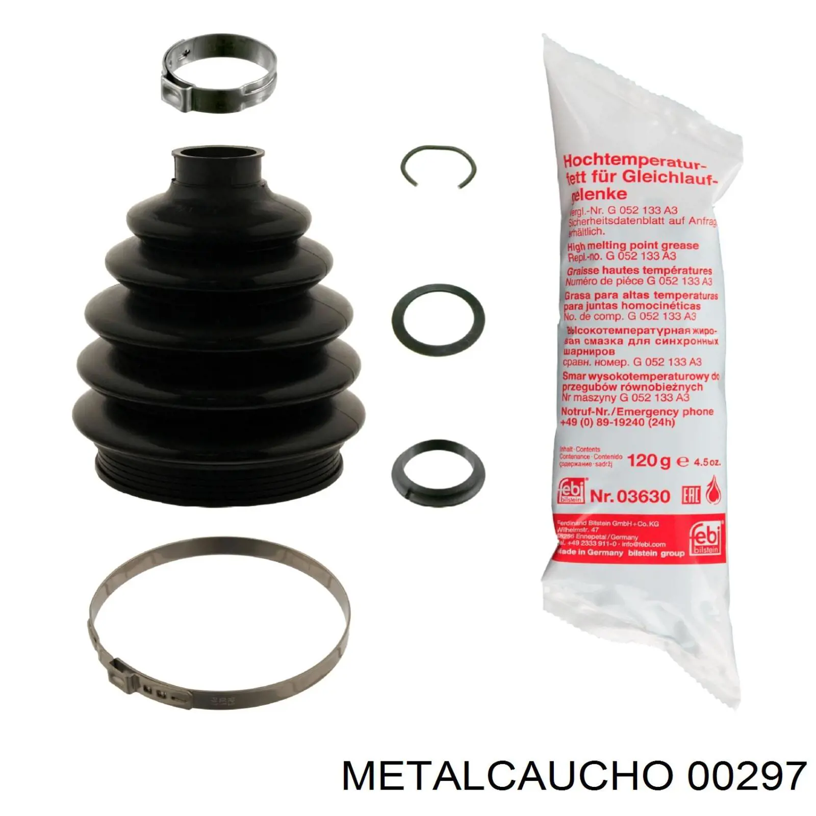Osłona przegubu homokinetycznego półosi przedniej zewnętrzna Metalcaucho 00297 cena, od 9,63 USD