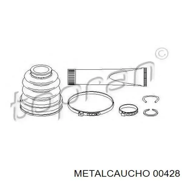 Do koszyka 00428 Metalcaucho Osłona przegubu homokinetycznego półosi przedniej wewnętrzna