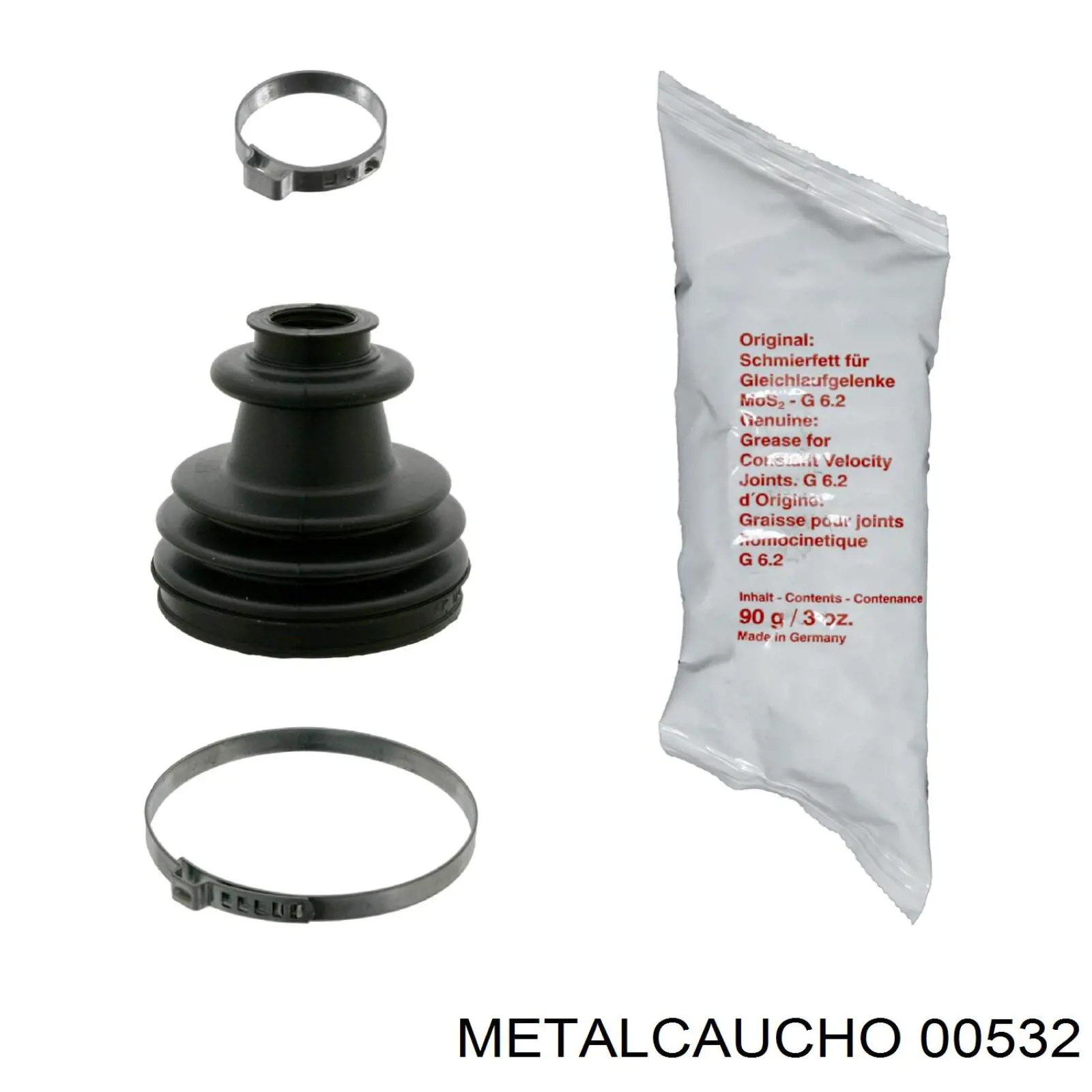 Do koszyka 00532 Metalcaucho Osłona przegubu homokinetycznego półosi przedniej zewnętrzna