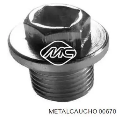 Korek miski olejowej silnika Metalcaucho 00670 cena, od 2,69 USD