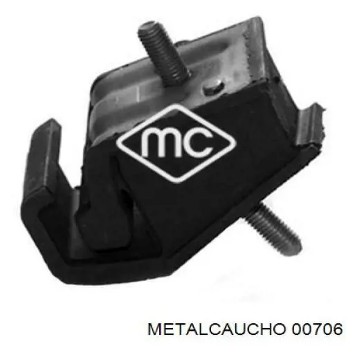 Poduszka (podpora) silnika lewa przednia Metalcaucho 00706 cena, od 16,86 USD