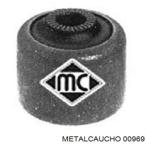 Do koszyka 00969 Metalcaucho Silentblock przedniego wahacza dolnego