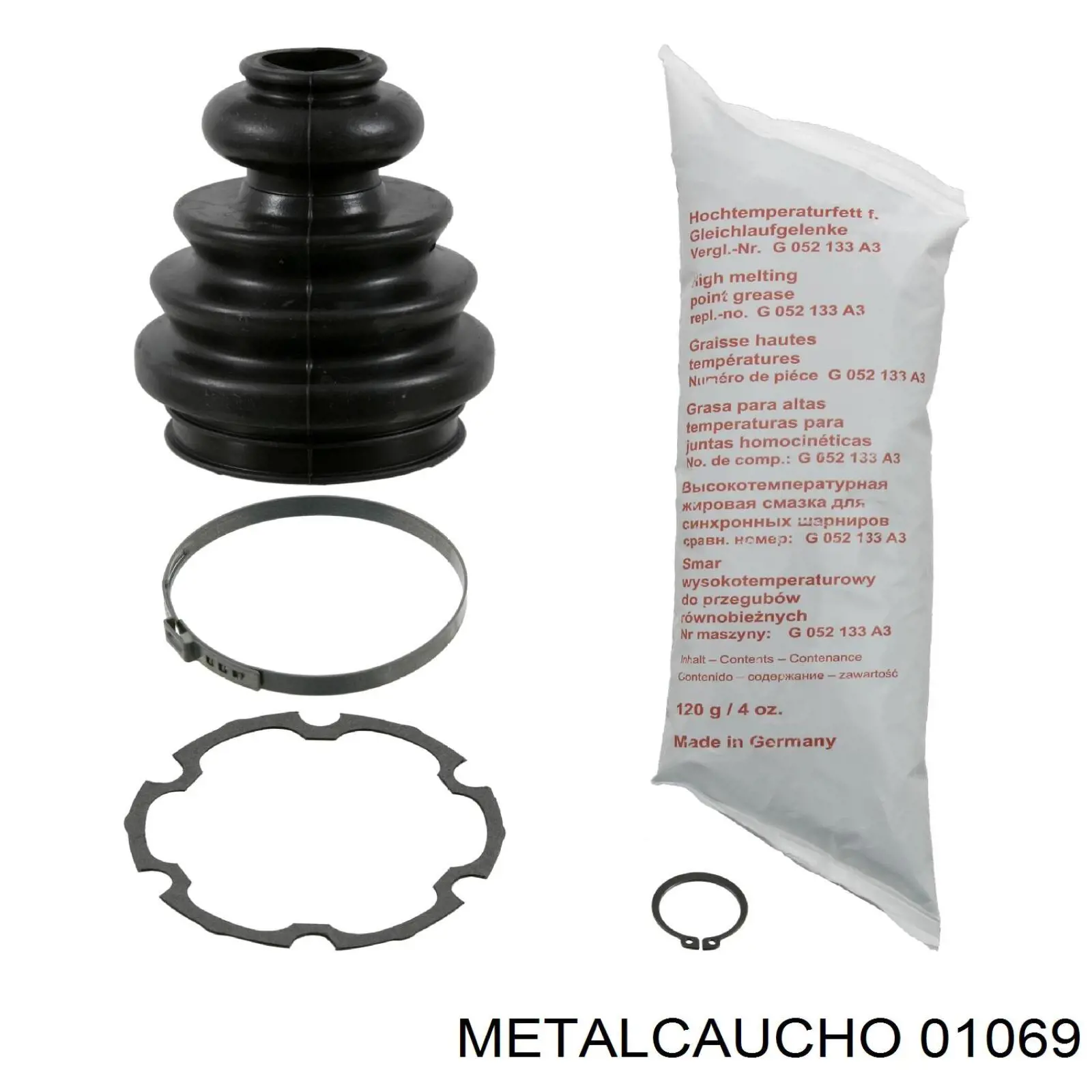 Osłona przegubu homokinetycznego półosi przedniej wewnętrzna Metalcaucho 01069 cena, od 14,20 USD
