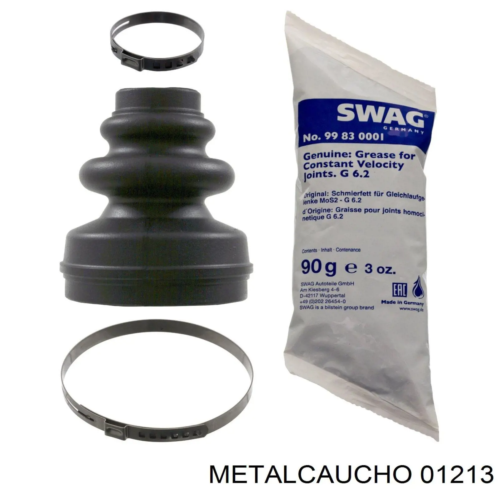 Do koszyka 01213 Metalcaucho Osłona przegubu homokinetycznego półosi przedniej wewnętrzna