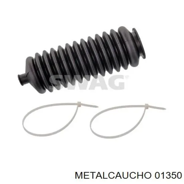 Do koszyka 01350 Metalcaucho Osłona mechanizmu kierowniczego (maglownicy)