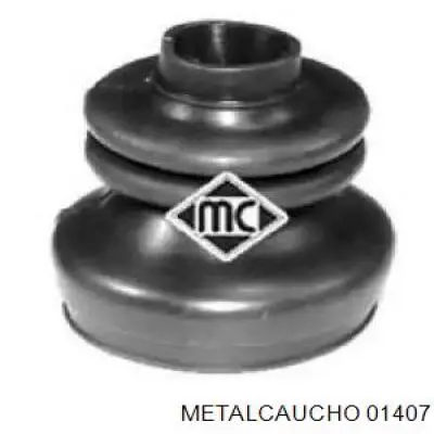 Do koszyka 01407 Metalcaucho Osłona przegubu homokinetycznego półosi przedniej wewnętrzna