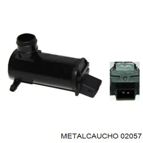 Pompka spryskiwacza szyby przedniej/tylnej Metalcaucho 02057 cena, od 8,80 USD