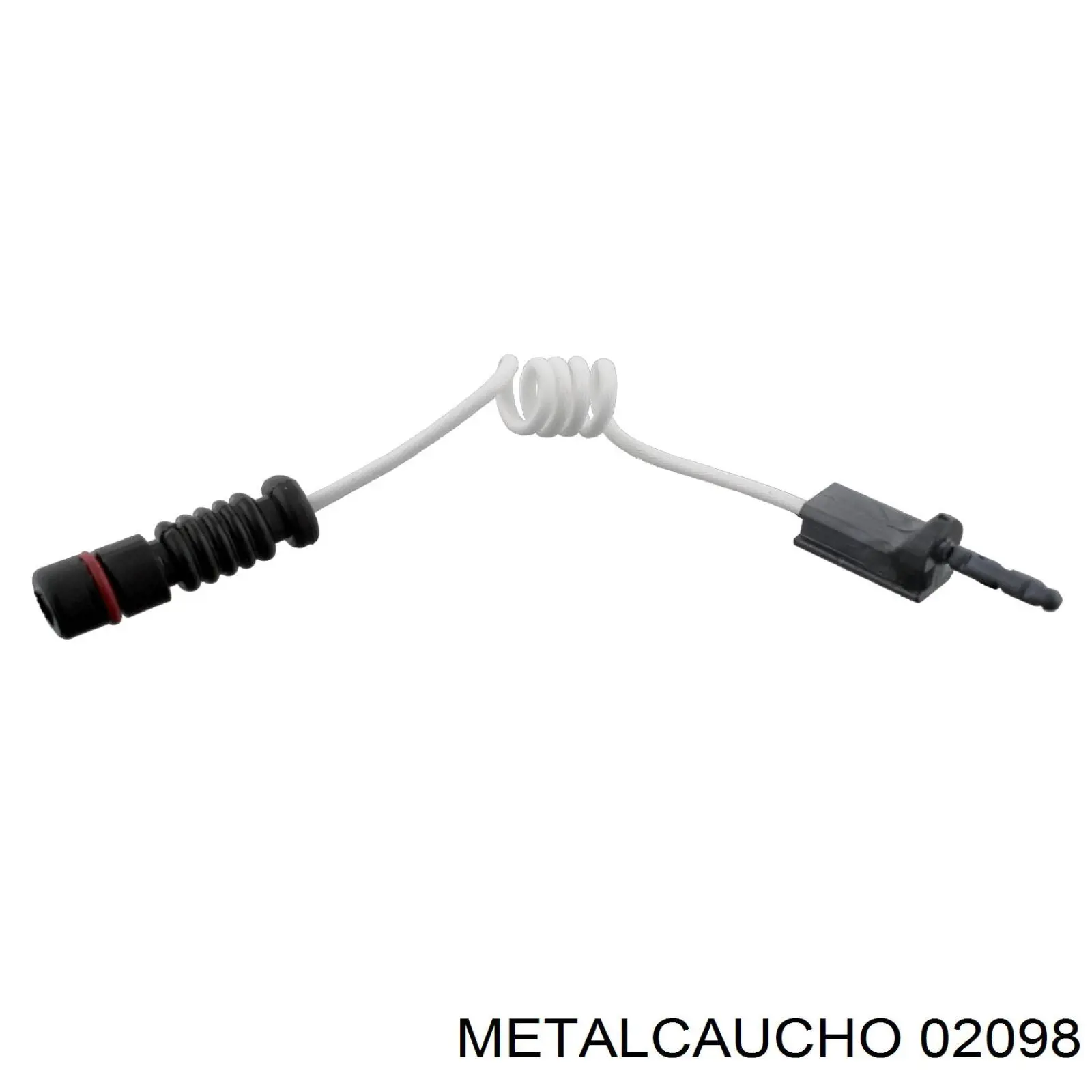 Do koszyka 02098 Metalcaucho Czujnik zużycia klocków hamulcowych przedni