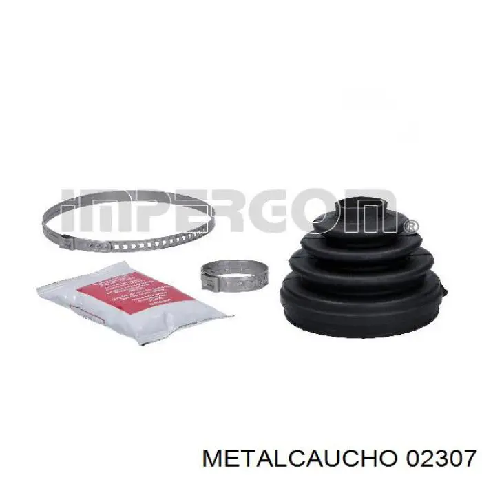 Do koszyka 02307 Metalcaucho Osłona przegubu homokinetycznego półosi przedniej zewnętrzna