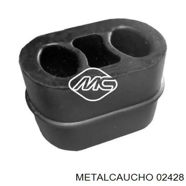 Poduszka mocowania tłumika Metalcaucho 02428 cena, od 3,55 USD