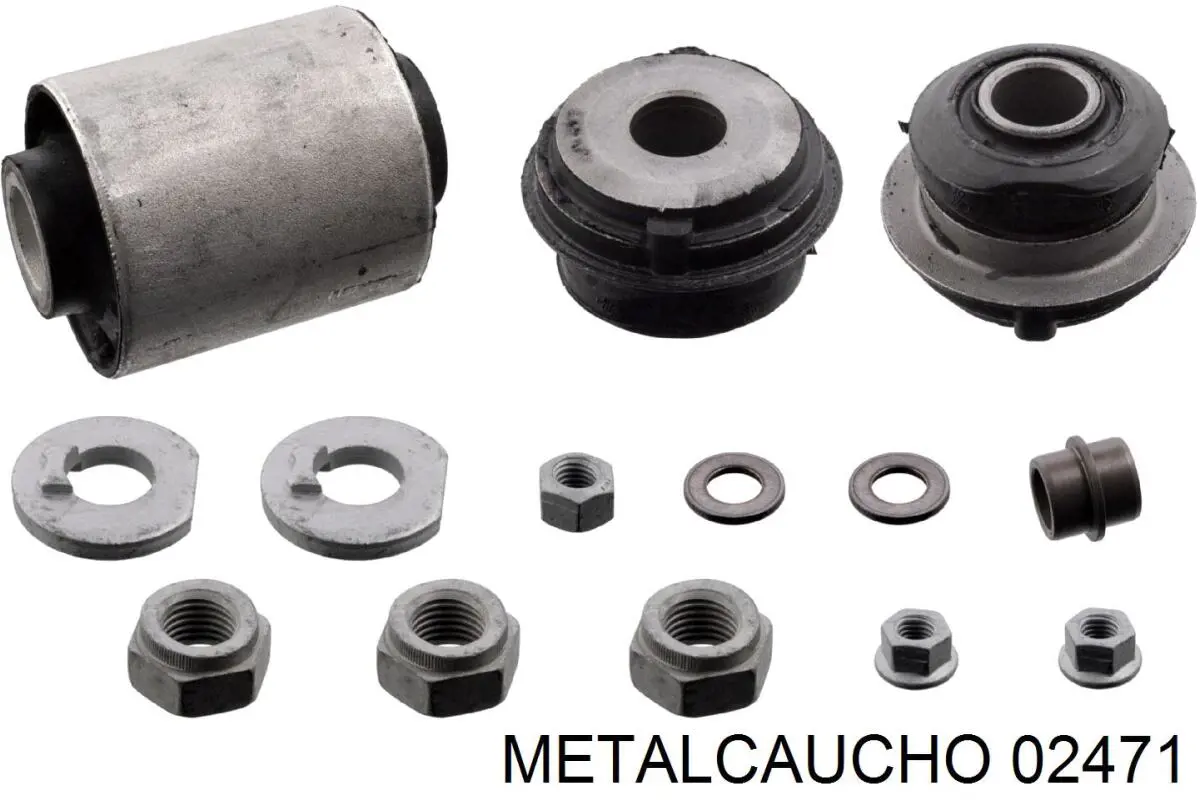Do koszyka 02471 Metalcaucho Silentblock przedniego wahacza dolnego