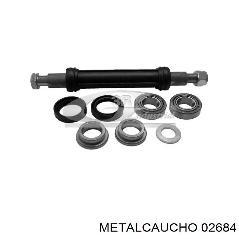 Do koszyka 02684 Metalcaucho Łożysko mocowania wahacza tylnego (tylnego zawieszenia)