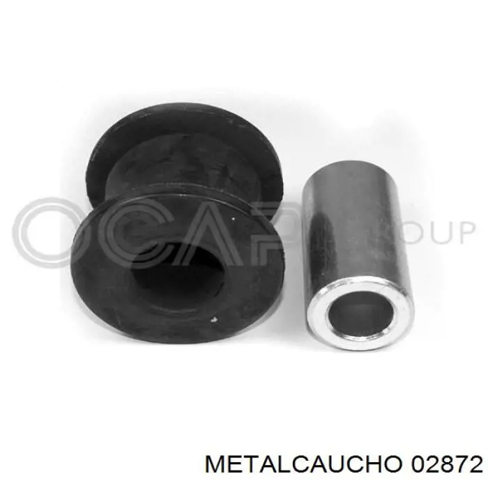 Do koszyka 02872 Metalcaucho Silentblock przedniego wahacza dolnego