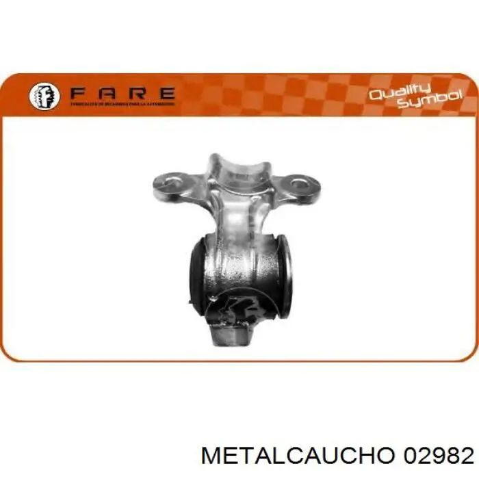 Do koszyka 02982 Metalcaucho Silentblock przedniego wahacza dolnego