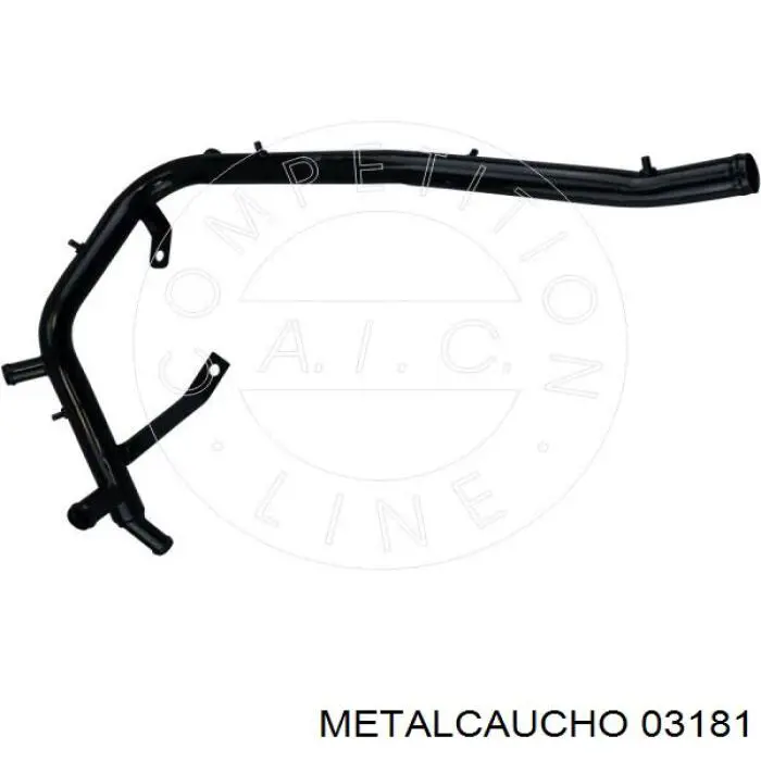 Przewód (króciec) układu chłodzenia Metalcaucho 03181 cena, od 37,19 USD