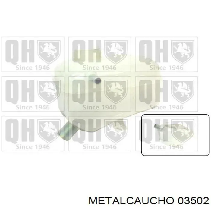 Do koszyka 03502 Metalcaucho Zbiorniczek wyrównawczy układu chłodzenia