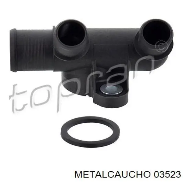 Kołnierz układu chłodzenia (trójnik) Metalcaucho 03523 cena, od 10,34 USD