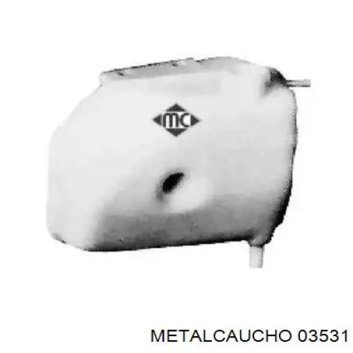 Zbiorniczek wyrównawczy układu chłodzenia Metalcaucho 03531 cena, od 26,44 USD
