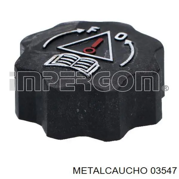 Do koszyka 03547 Metalcaucho Pokrywa (korek) zbiornika wyrównawczego