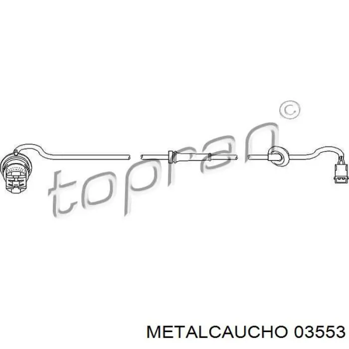 Prowadnica bagneta-wskaźnika poziomu oleju w silniku Metalcaucho 03553 cena, od 4,74 USD