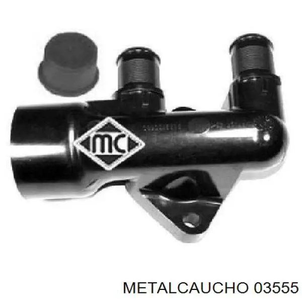 Kołnierz układu chłodzenia (trójnik) Metalcaucho 03555 cena, od 10,02 USD