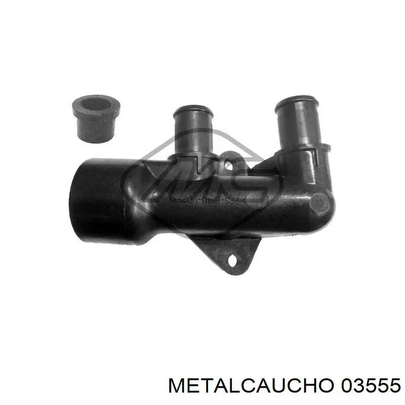 Do koszyka 03555 Metalcaucho Kołnierz układu chłodzenia (trójnik)