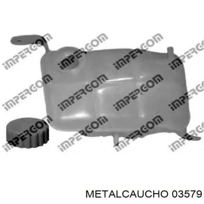 Do koszyka 03579 Metalcaucho Zbiorniczek wyrównawczy układu chłodzenia