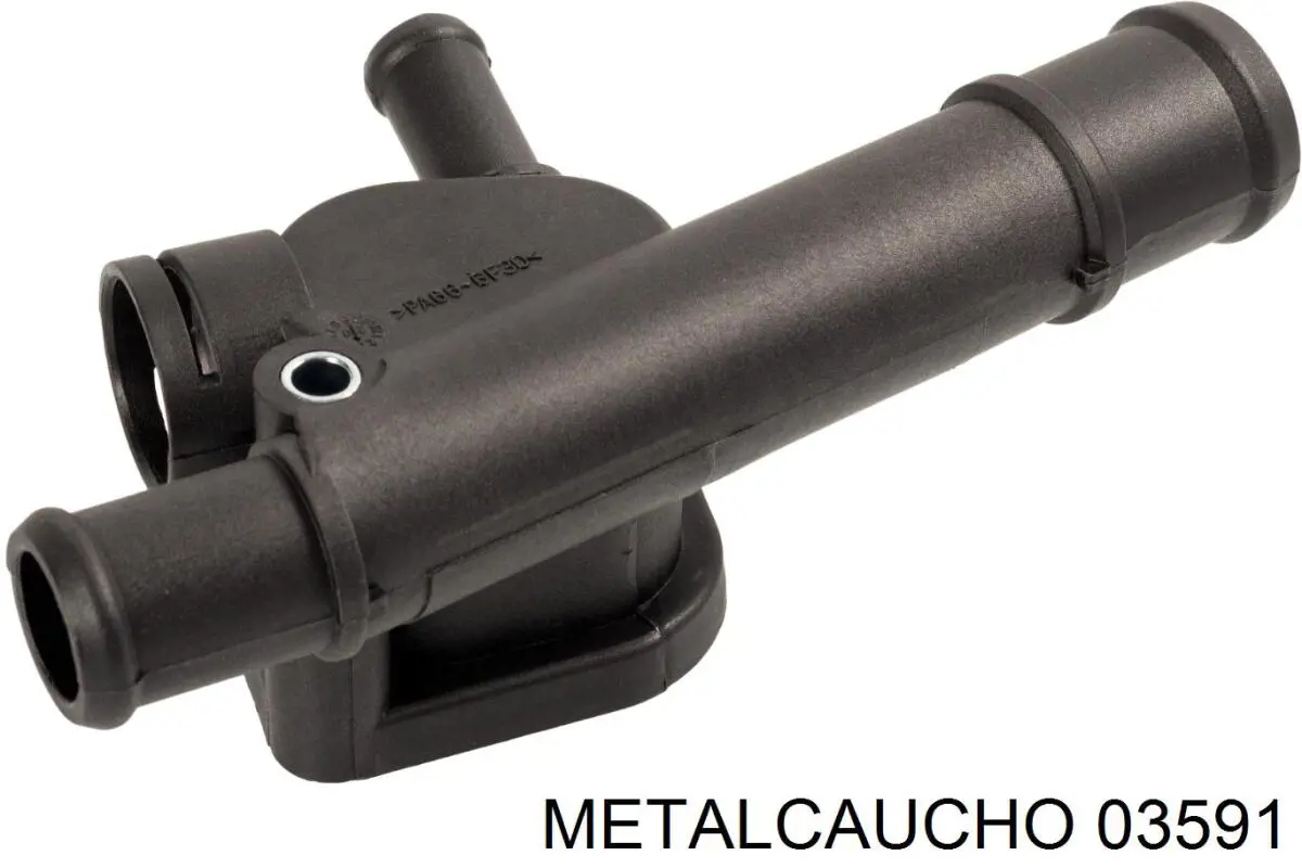 Do koszyka 03591 Metalcaucho Kołnierz układu chłodzenia (trójnik)