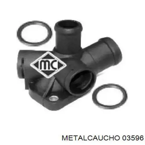 Kołnierz układu chłodzenia (trójnik) Metalcaucho 03596 cena, od 7,49 USD