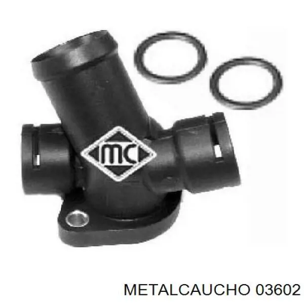 Kołnierz układu chłodzenia (trójnik) Metalcaucho 03602 cena, od 6,32 USD