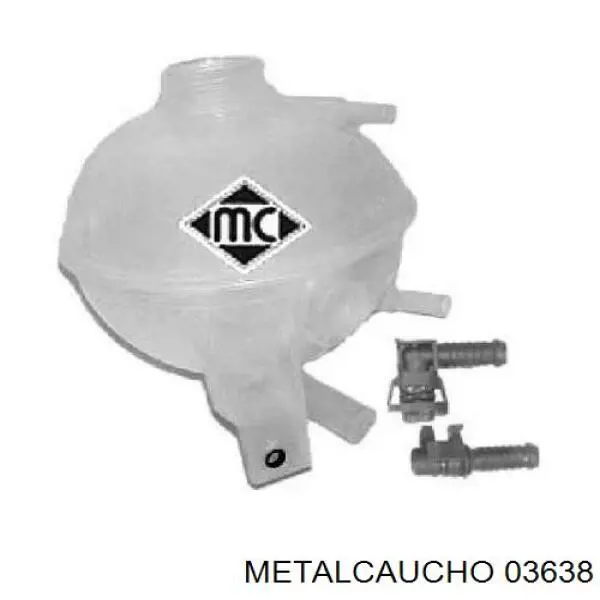 Zbiorniczek wyrównawczy układu chłodzenia Metalcaucho 03638 cena, od 38,47 USD