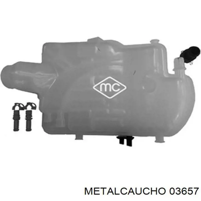 Zbiorniczek wyrównawczy układu chłodzenia Metalcaucho 03657 cena, od 49,66 USD