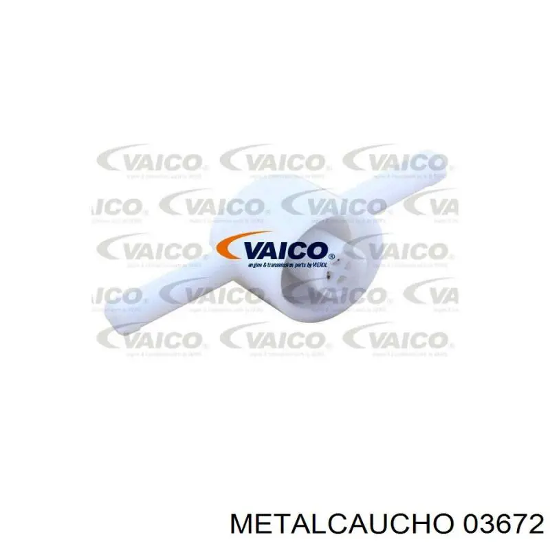 Do koszyka 03672 Metalcaucho Zawór zwrotny filtra paliwa