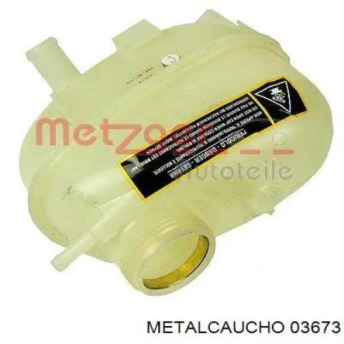 Do koszyka 03673 Metalcaucho Zbiorniczek wyrównawczy układu chłodzenia
