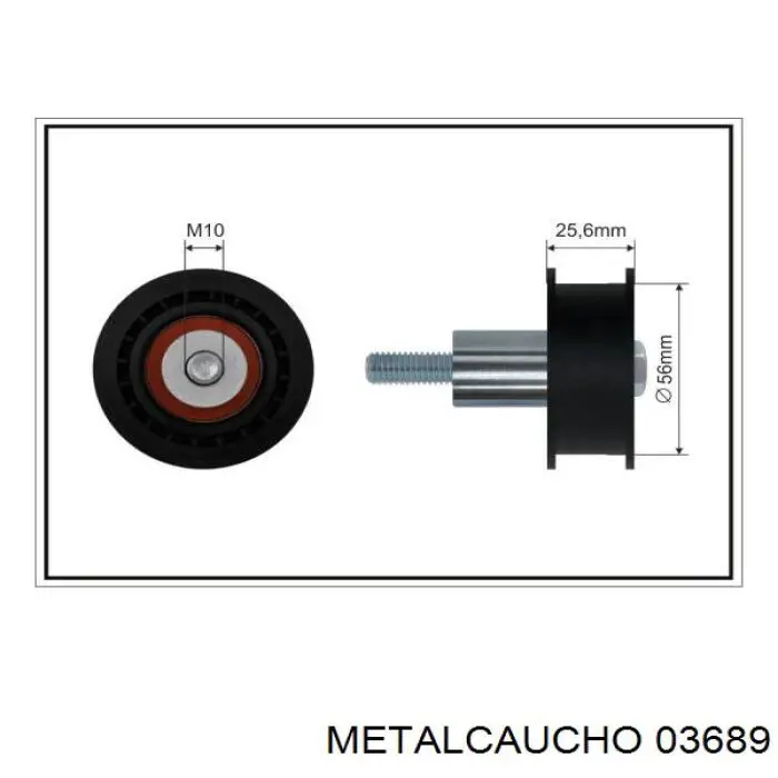 Do koszyka 03689 Metalcaucho Zawór zwrotny filtra paliwa