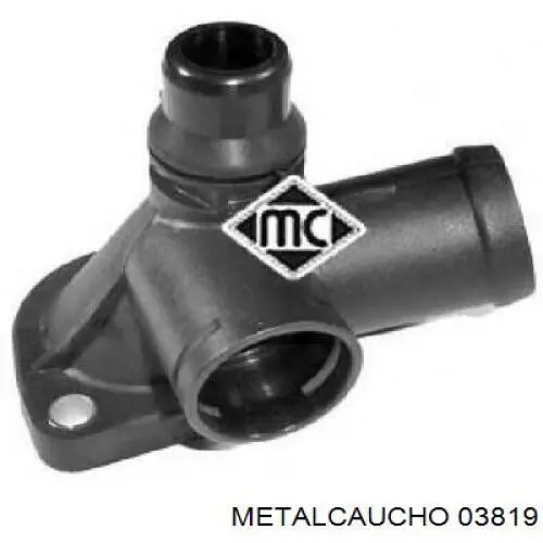 Do koszyka 03819 Metalcaucho Kołnierz układu chłodzenia (trójnik)