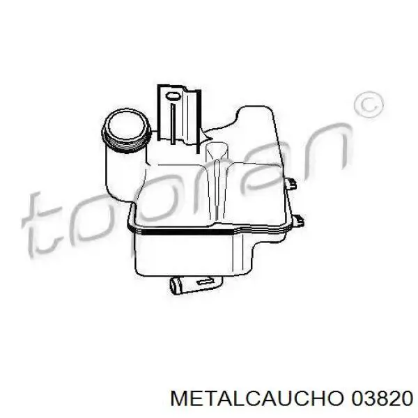 Zbiorniczek wyrównawczy układu chłodzenia Metalcaucho 03820 cena, od 31,55 USD