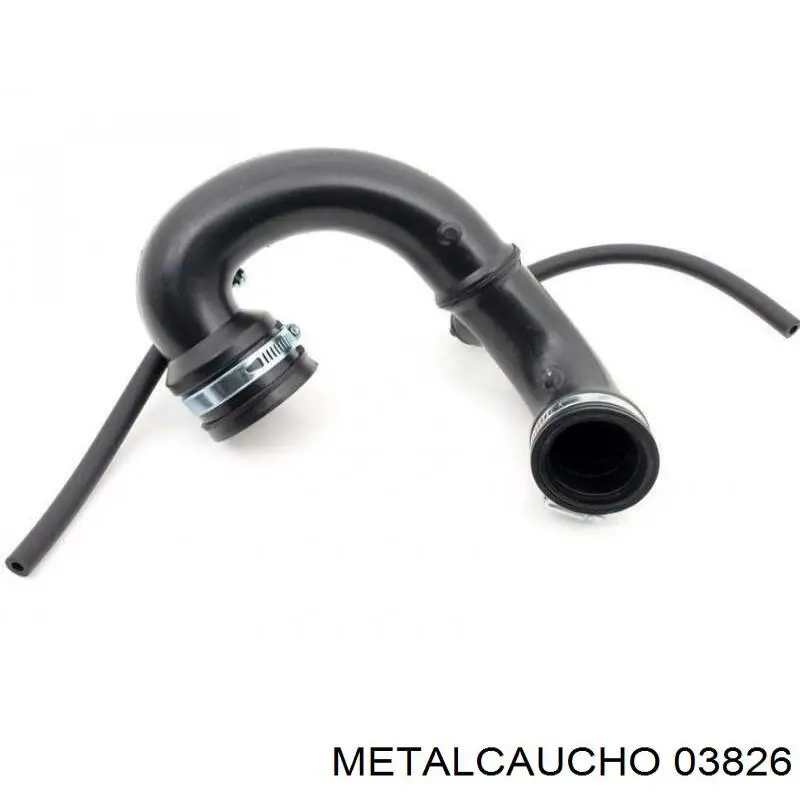 Do koszyka 03826 Metalcaucho Króciec powietrza, wylot z turbiny (doładowanie)