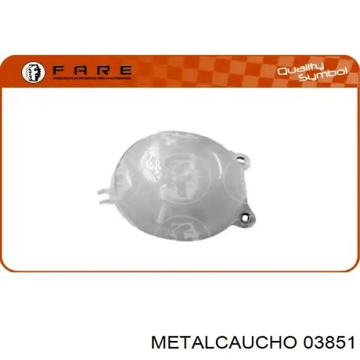 Do koszyka 03851 Metalcaucho Zbiorniczek wyrównawczy układu chłodzenia